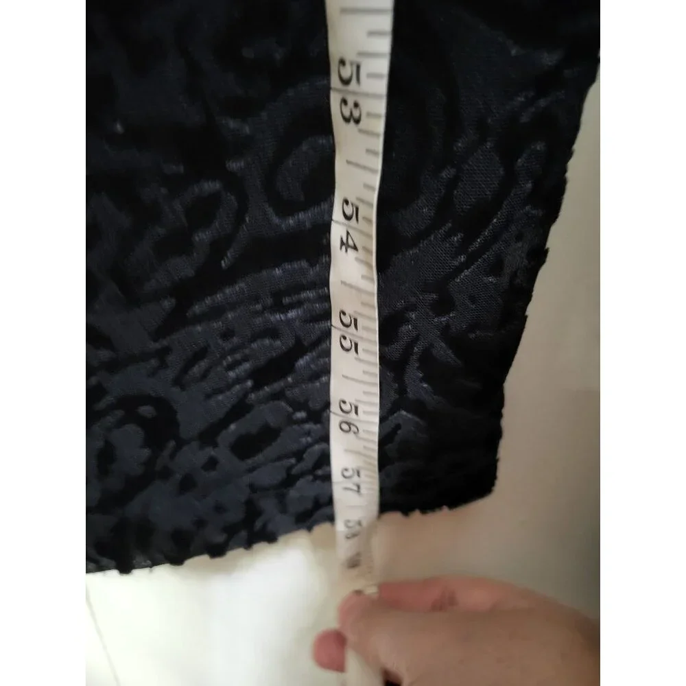 VTG GRACE USA Women's M Burnout Velvet Sleeveless Dress Prom Whimsigoth Fairy - Picture 8 of 9